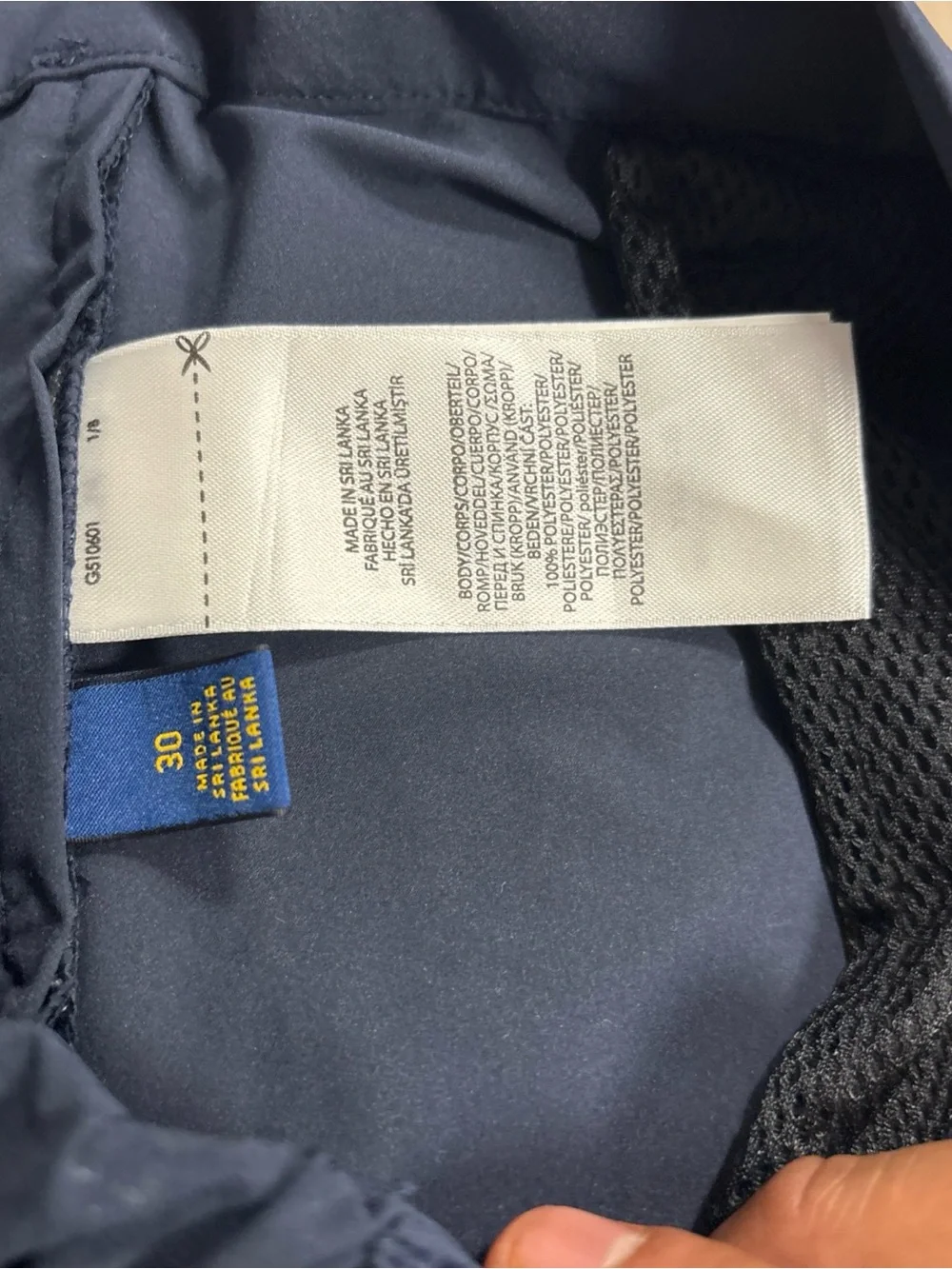 Polo Ralph Lauren Straight Fit Performance Stretch Chino Shorts Navy Mens 30